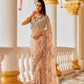 Tikhi Imli Floral Sequinned Georgette Saree | Swadesiicart