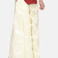 Sethukrishna Cream-Coloured Solid Readymade Dhoti For Men | Swadesiicart