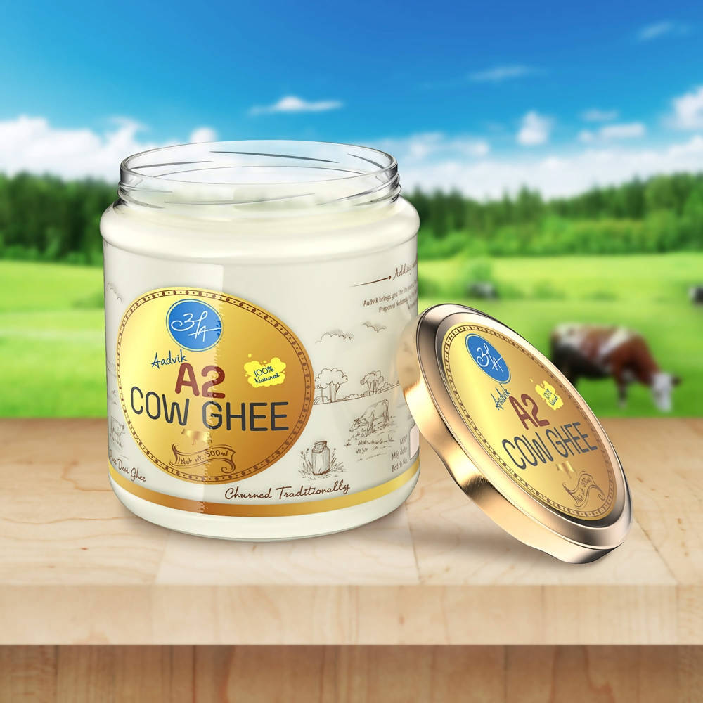 Aadvik A2 Cow Ghee | A2 Gir Cow Ghee | Bilona Method Cultured Ghee | Swadesiicart