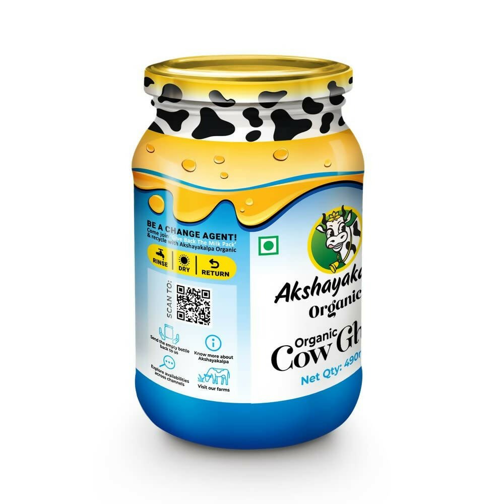 Akshayakalpa Organic Cow Ghee | Pure Organic Ghee | Certified Organic Desi Ghee - Swadesiicart
