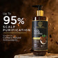 Khadi Natural Powered Botanics Black Coffee Shampoo for Strong & Healthy Hair - 310ml
