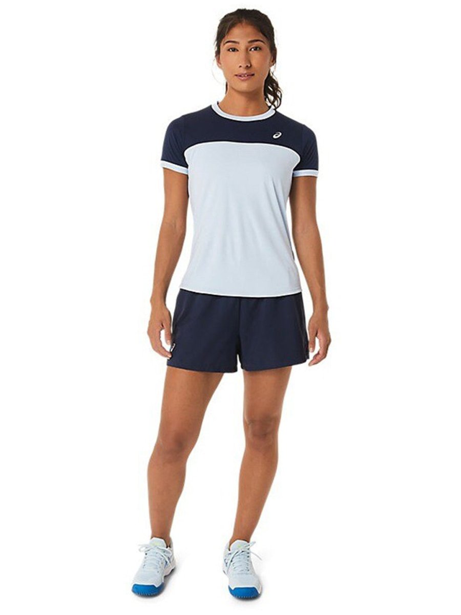ASICS Court SS Short Sleeves Tennis T-shirts | Swadesiicart