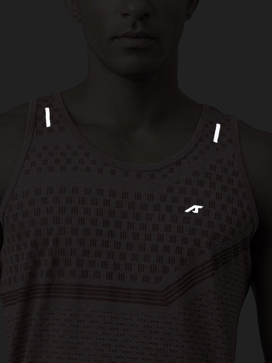 Alcis Heather Dry Tech Anti Static Slim Fit Running T-shirt | Swadesiicart