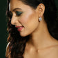 Rose Gold Earrings- Ruby Raang | Swadesiicart