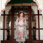 Vaasva Women Maroon Muslin Floral Printed Alia Cut Kurta, Pant & Dupatta set | Swadesiicart
