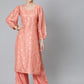 Aks Ethnic Motifs Printed Regular Kurta With Palazzos