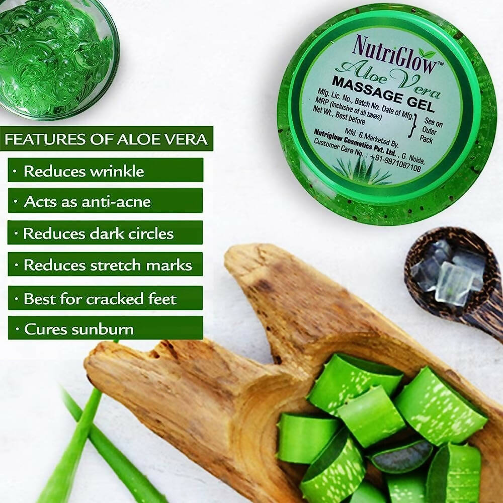 NutriGlow Aloe Vera Gel - Swadesiicart