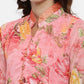 Souchii Women Pink Floral Printed A-Line Dress - Swadesiicart