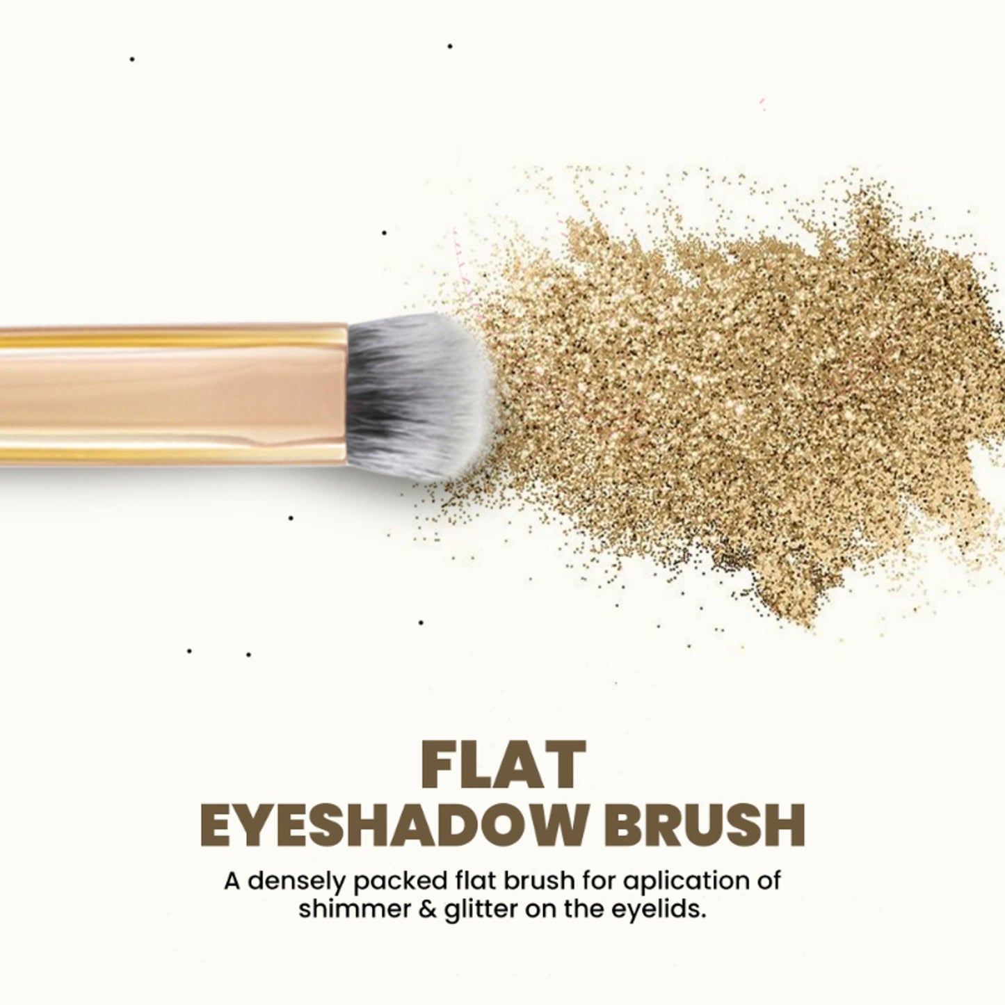 MARS Cosmetics Artist's Arsenal Flat Eyeshadow Brush - Swadesiicart