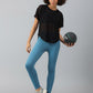 MKH Women Drop-Shoulder Sleeves Dri-FIT Sports T-shirt - Swadesiicart
