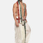 Sethukrishna Men Cream Coloured Solid Dhoti Pant With Angavastram | Swadesiicart