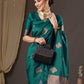 Anouk Zari Silk Blend Banarasi Saree | Swadesiicart