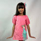 ArthLife Coral Pink Doll A-Line Dress