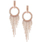 Yellow Chimes Gold-Toned Contemporary Drop Earrings - Swadesiicart