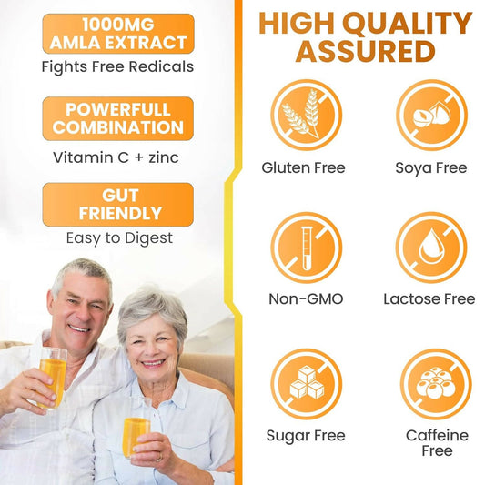 Dr Trust Vitamin C Effervescent Tablets - Orange Flavor - Swadesiicart
