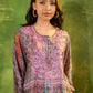 HOUSE OF KARI Floral Embroidered Regular Chikankari Straight Kurta with Palazzos | Swadesiicart