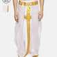 Sethukrishna Men Pack Of 2 White Solid Cotton Readymade Dhoti Pants | Swadesiicart
