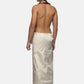 Sethukrishna Men Cream-Coloured Solid Dhotis With Angavastram | Swadesiicart