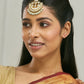 Nuyug 22k Gold Plated Crescent Maang Tikka | Swadesiicart