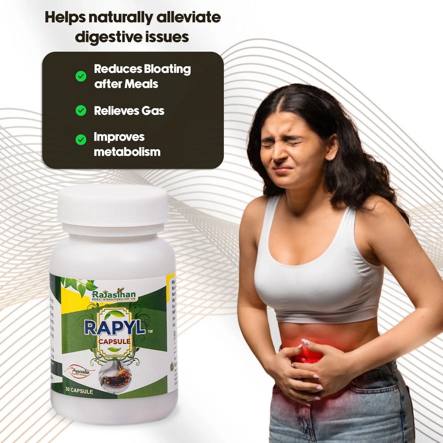 Rajasthan Herbals Rapyl Capsules | Swadesiicart