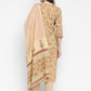NOZ2TOZ Women Cream Cotton Kurta with Pant & Dupatta (3pcs Set) - Swadesiicart