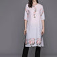 Ahalyaa Women's Traditional wear Kurta - Pink | Swadesiicart