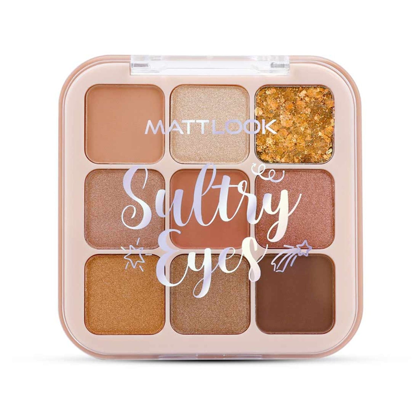 Matt Look Sultry Eyes Highly Pigmented Blendable Long Lasting Eyeshadow Palette - 01 Carnival Fest - Swadesiicart