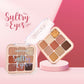 Matt Look Sultry Eyes Highly Pigmented Blendable Long Lasting Eyeshadow Palette - 03 Sundowner - Swadesiicart