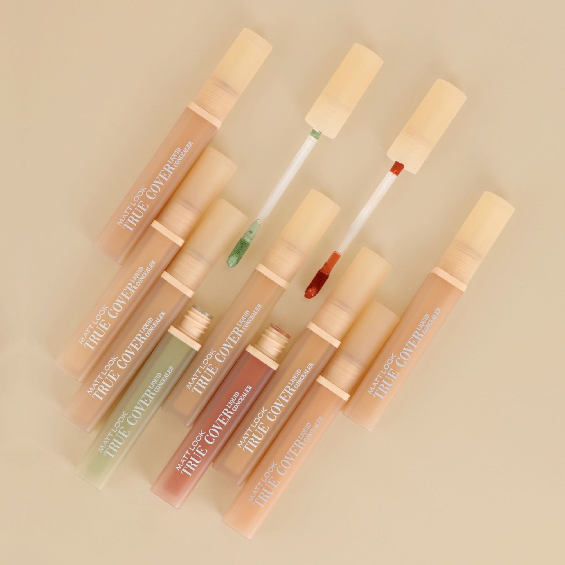 Matt Look True Cover Full Coverage Ultra Blendable Liquid Concealer - 50 Green Corrector - Swadesiicart