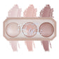Matt Look Feel The Glow Baked Shimmer Highlighter Trio Palette - 02 Beaming Beauty - Swadesiicart