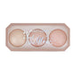 Matt Look Feel The Glow Baked Shimmer Highlighter Trio Palette - 03 Super Vibes - Swadesiicart