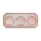 Matt Look Feel The Glow Baked Shimmer Highlighter Trio Palette - 03 Super Vibes - Swadesiicart