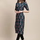 Kalini Women Teal & Blue Ethnic Motifs Printed Crepe Pack of 2 Kurtas | Swadesiicart