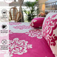 URBAN SPACE Divine White Ethnic Motifs 144 TC Cotton Queen Bedsheet & 2 Pillow Covers - Swadesiicart
