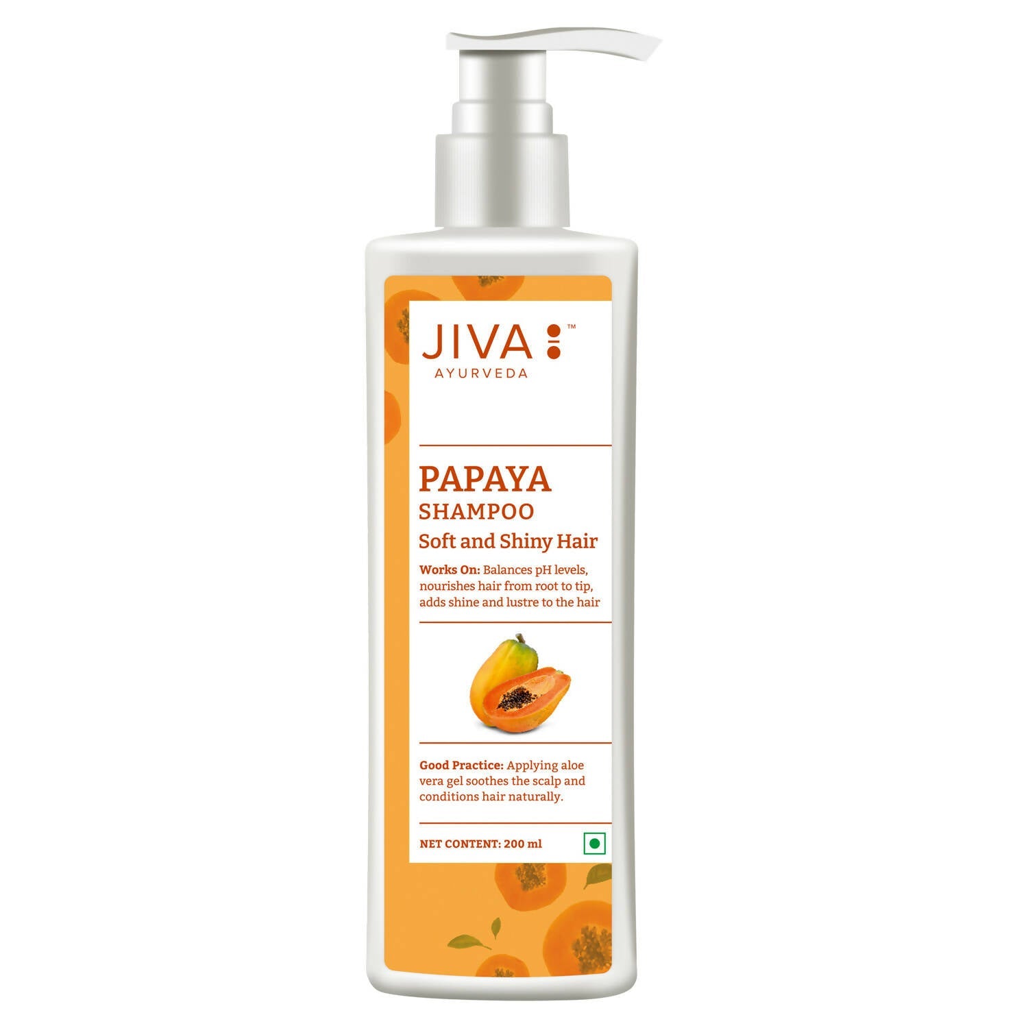 Jiva Ayurveda Papaya Shampoo - Jiva Ayurvedic
