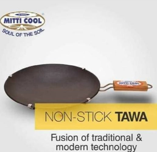 Mitticool Non-Stick Tawa With Handle - Swadesiicart