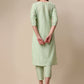 Kalini Women Woven Striped Thread Work Kurta with Trousers - Swadesiicart