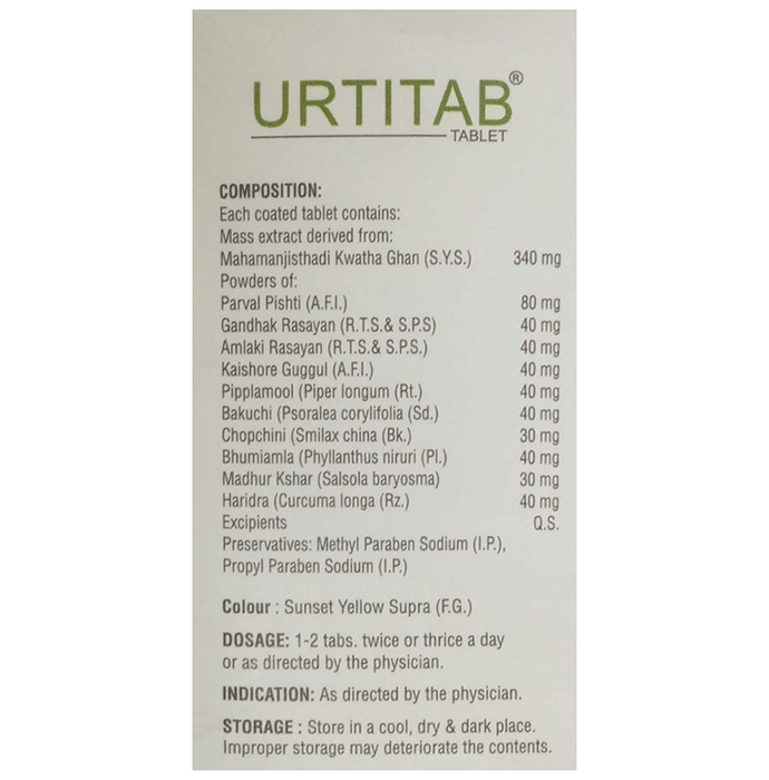 SDH Naturals Urtitab Tablet | Swadesiicart
