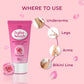 VI-JOHN Feather Touch Rose & Aloevera Hair Removal Cream for Women for Normal Skin, Suitable for Legs, Underarms, Bikini Line, Arms | Swadesiicart