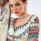 Wedding Designer White Chinon Lehengha Choli - Anbazaar | Swadesiicart