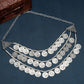 NVR Women's 3 Layered Artificial Beads German Silver Oxidised Necklace | Swadesiicart