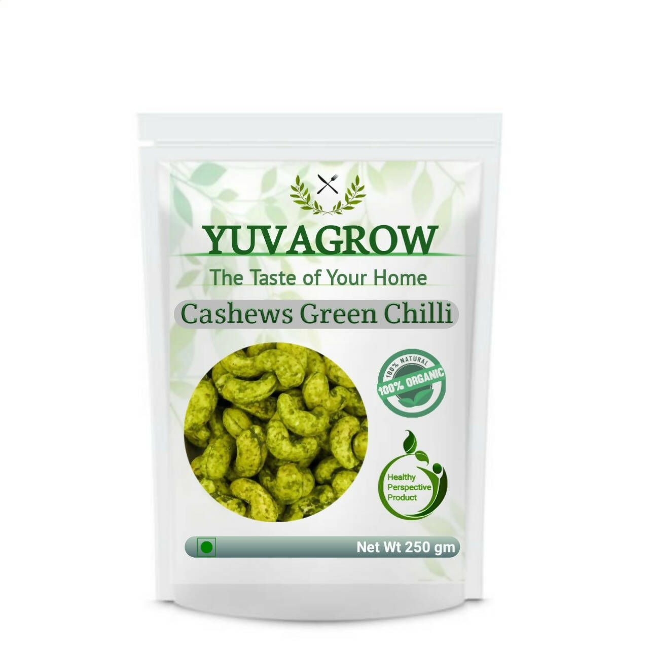 Yuvagrow Cashews Green Chilli - YUVAGROW