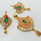Multicolor AD Designer Small Pendant Set | Swadesiicart