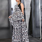 Aayaa Designer Printed Georgette Saree - Multi Color