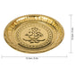 Spillbox Gold-Toned Brass Ganesha Thali Pooja Essential | Swadesiicart