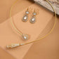 Kundan Antique Finish Earrings and Necklace set - Ruby Raang | Swadesiicart