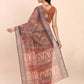 Shree Shyam Fashion Linen Cotton Brown Saree