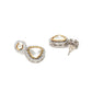 Kundan Earrings (silver) - Ruby Raang - Swadesiicart