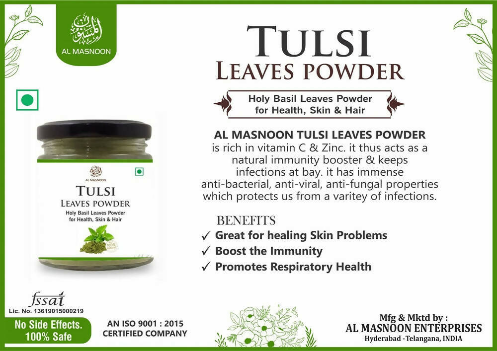 Al Masnoon Tulsi Powder - Swadesiicart