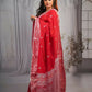 Exclusive Collection Beautiful Pure Cotton Hand Weaving Handloom Saree With Running Blouse Piece - Swadesiicart